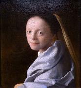 Johannes Vermeer, Study of a young woman